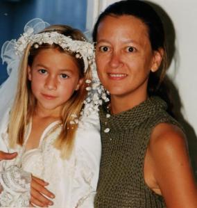 In my wedding dress