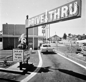 Love how the sign had to tell people that Jack would speak to them. 