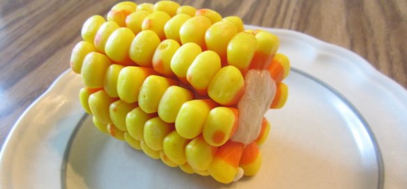 Candy Corn on the Cob