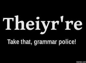 Grammar police