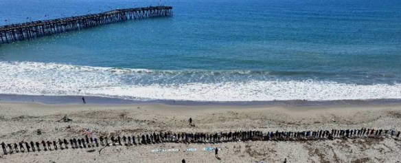 Done photo of Hands Across the Sand