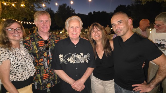 Linda, Brian, Martin Sheen, me, Carlos